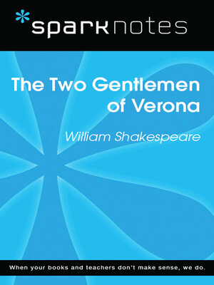 cover image of The Two Gentlemen of Verona (SparkNotes Literature Guide)